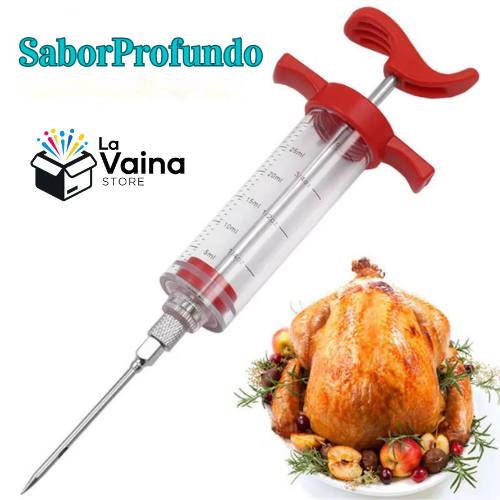 SaborProfundo™   jeringa inyectar adobo